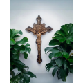 Carved Wooden Crucifix, Catholic Crucifix, Jesus Christ, wooden cross, Choose Size 10X5.7 up to 26X14.8 inches, Free Shipping